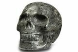 Fluorescent Polished Sodalite-Syenite Skull - China #319808-1
